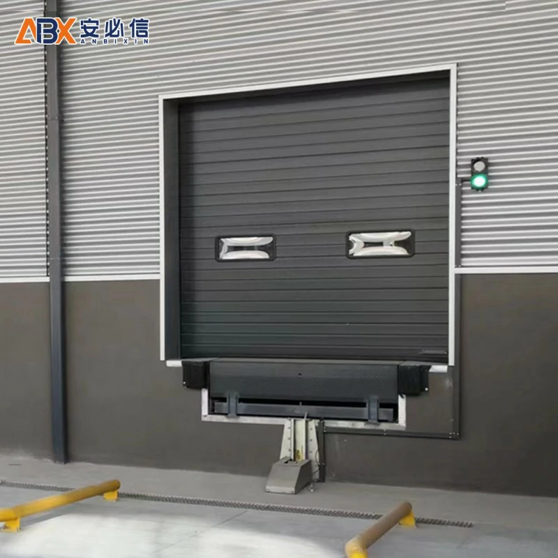 白银铝板滑升门
